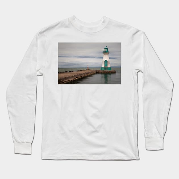 Port Dalhousie Lighthouse Long Sleeve T-Shirt by jforno